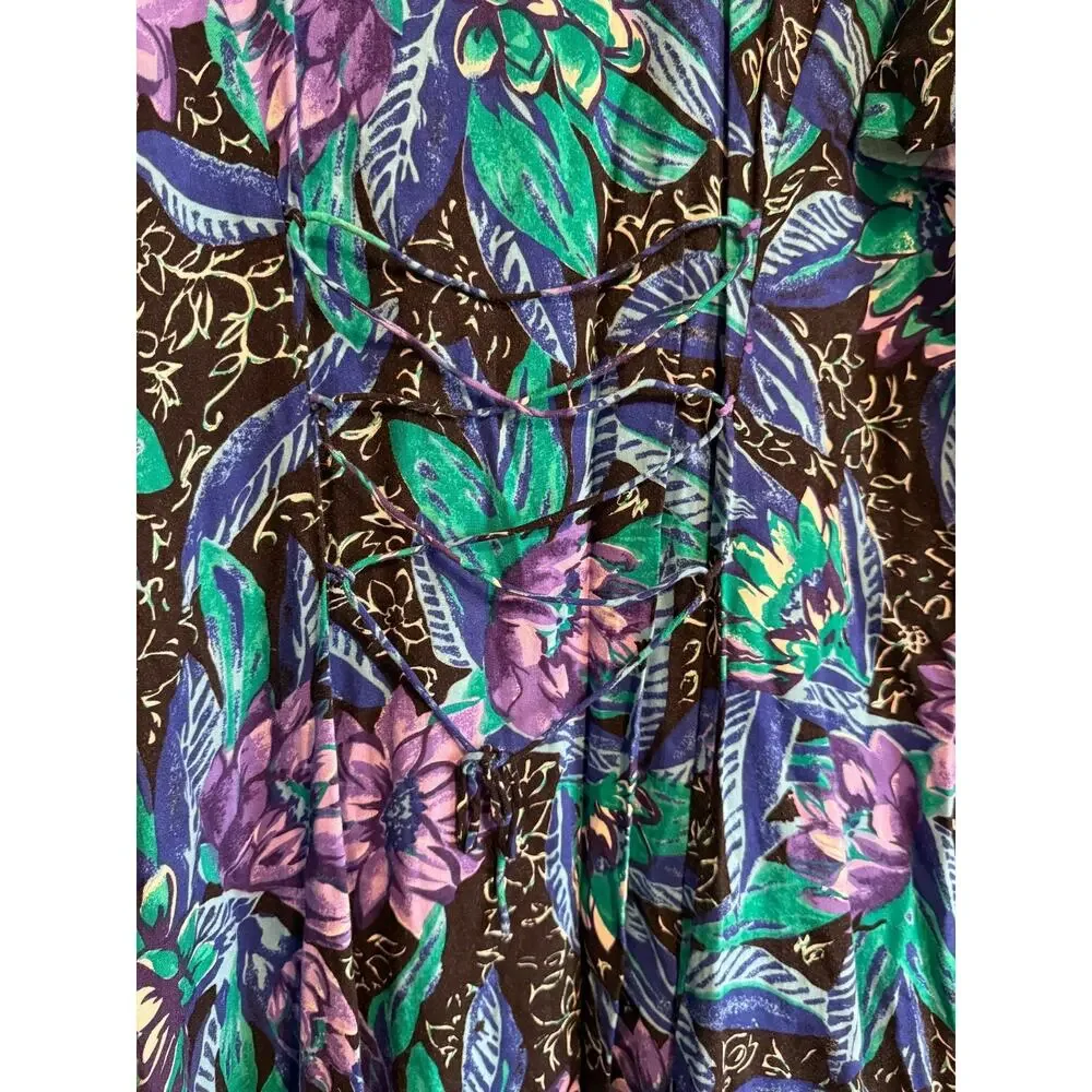 Vintage Caroline Wells Collection Button Front Dress Size 16 - Picture 7 of 7